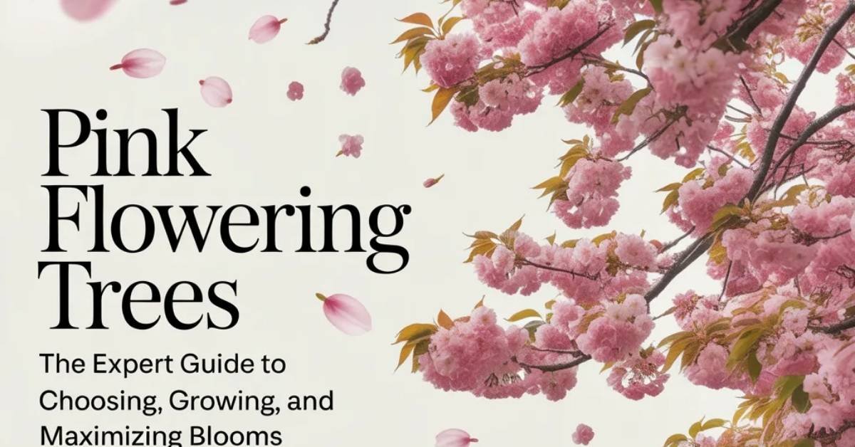 tree blooms pink flowers​
